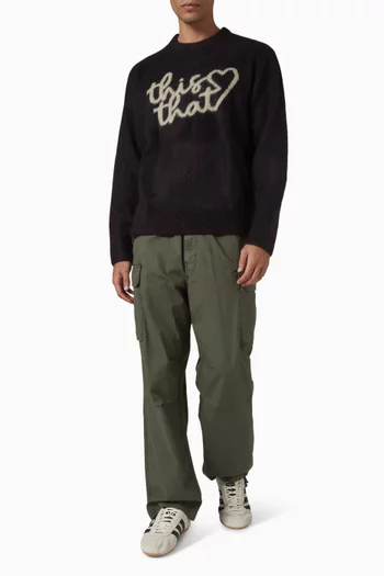 Heart Logo Sweater in Knit