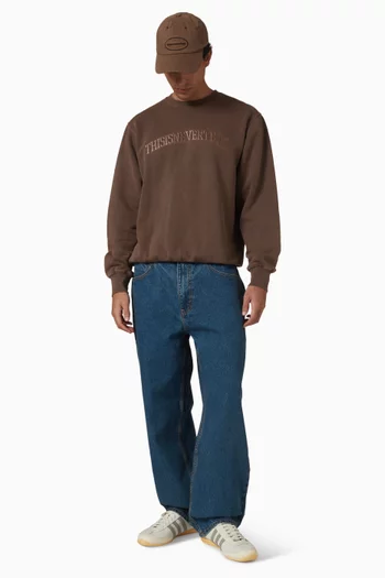 Arch Logo Sweatshirt in Cotton-blend
