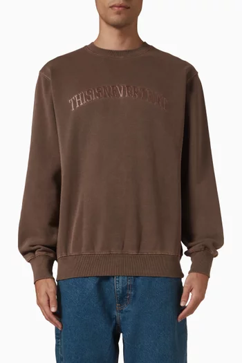 Arch Logo Sweatshirt in Cotton-blend