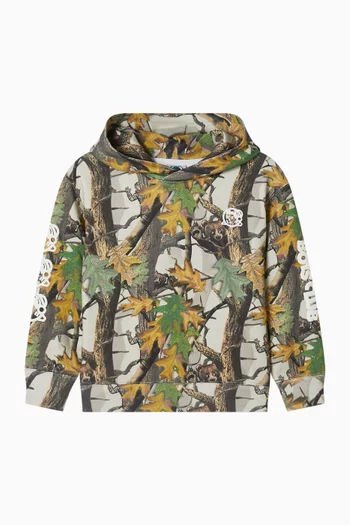 Camo Hoodie in Cotton