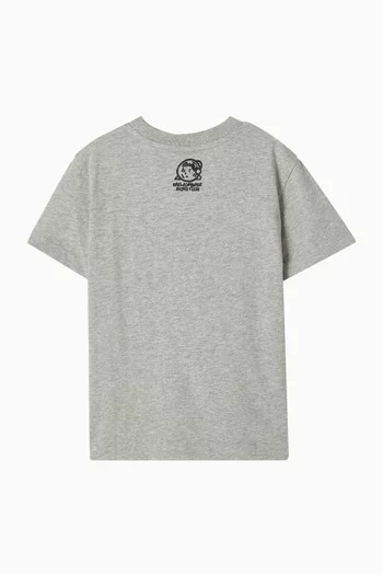 Tree Camo Arch Logo T-shirt in Cotton