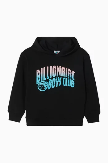 Arch Logo Popover Hoodie in Cotton
