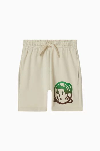 Astro Helmet Sweatshorts in Cotton Jersey
