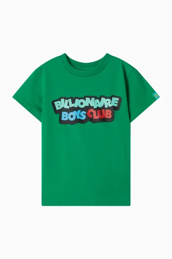 Jumble Logo Print T-shirt in Cotton
