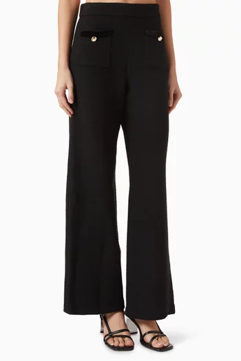 بنطال بأزرار تويد