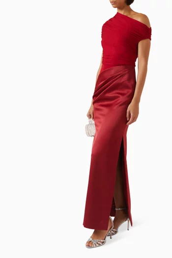 Enya One-shoulder Dress