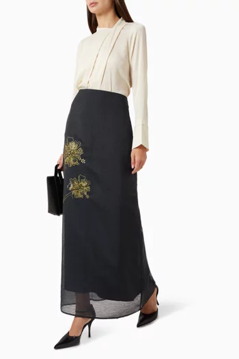 بلوزة نارا مقسمة لأجزاء