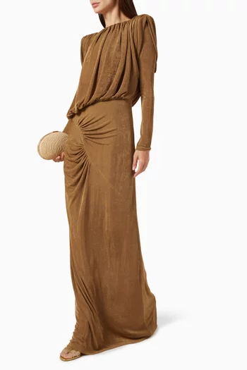Seraphine Pleated Maxi Dress