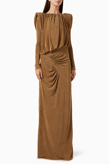 Seraphine Pleated Maxi Dress
