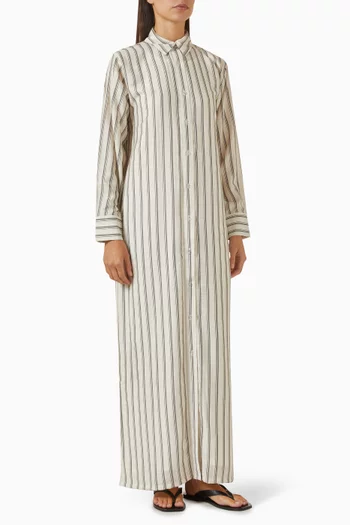 قفطان هانا بنقشة مخططة