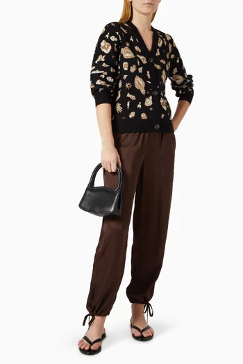 Deloris Cardigan in Jacquard-knit