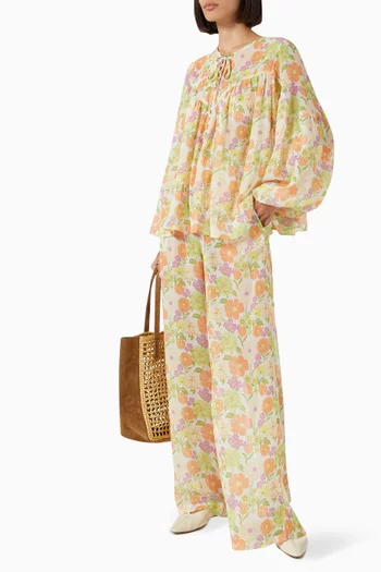 بلوزة صندانس بايرت كريب وجورجيت