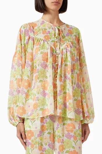 بلوزة صندانس بايرت كريب وجورجيت