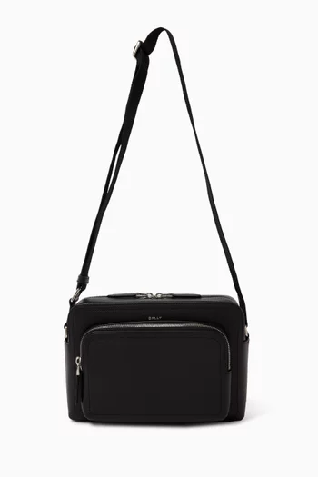 Capitol Crossbody Bag in Grained Leather