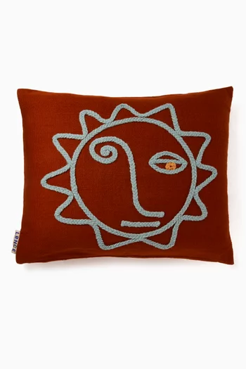 Le Soleil Pillowcase in Cotton-wool