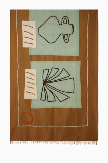 بطانية نوام مزيج صوف وقطن