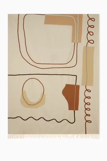 بطانية مينا مزيج صوف وقطن