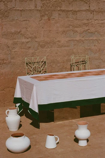 Milas 2 Tablecloth in Cotton