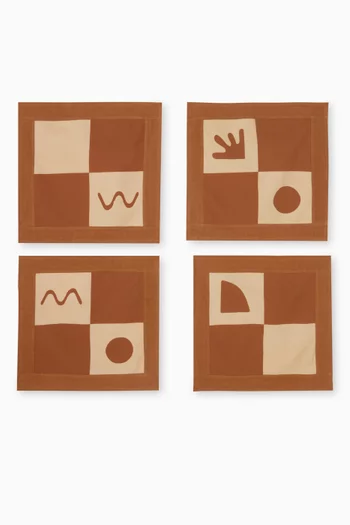 Sma Napkins in Cotton, Set of 4