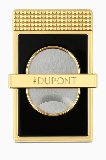 Cigar Cutter in Gold-tone Metal