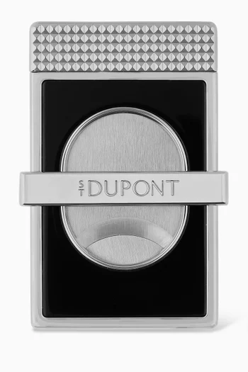 Cigar Cutter in Silver-tone Metal