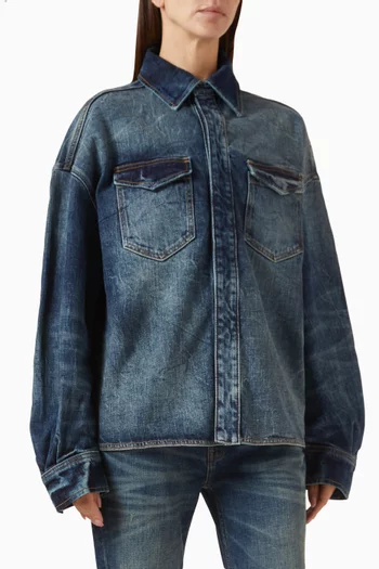 جاكيت دانييل بنمط قميص دينم