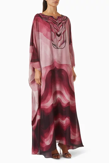 Embellished Wave Kaftan