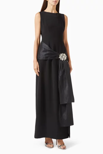 Sleeveless Column Maxi Dress