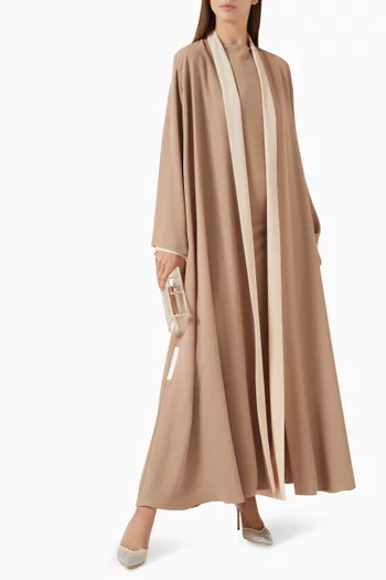 Two-tone Abaya Set