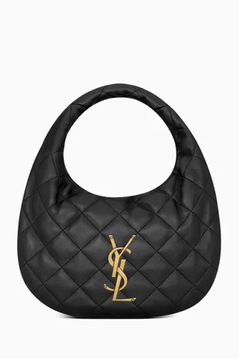 ICARINO Top-handle Bag in Quilted Nappa