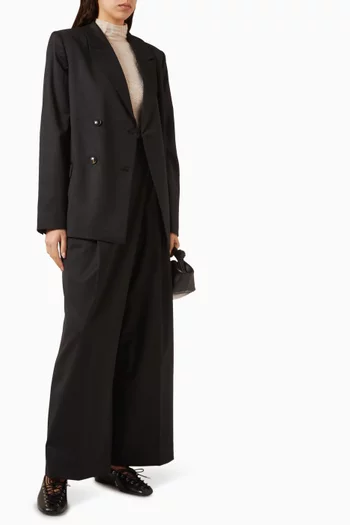 Double-breasted Blazer in Wool-blend