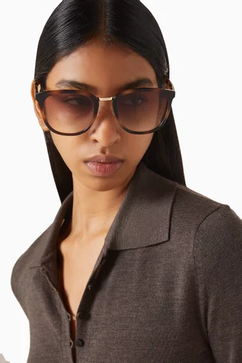 Eclipse Wide-fit Sunglasses in Polymer