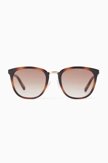 Eclipse Wide-fit Sunglasses in Polymer