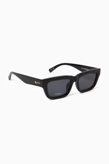 Le Castle Rectangle Sunglasses in Polymer
