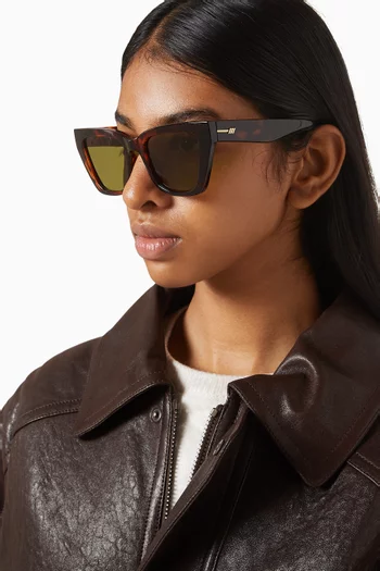Le Coeur Cat-eye Sunglasses in Polymer