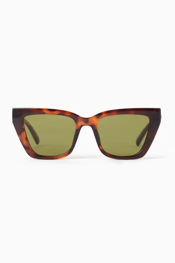 Le Coeur Cat-eye Sunglasses in Polymer