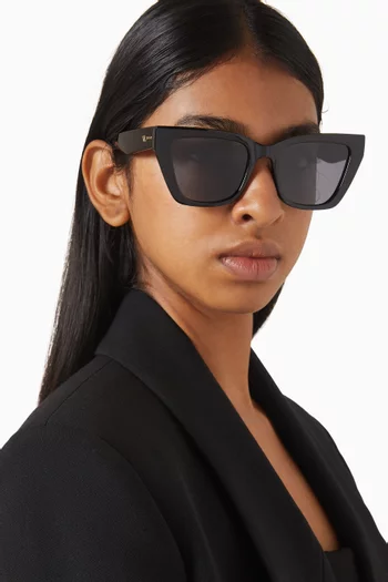 Le Coeur Cat-eye Sunglasses in Polymer