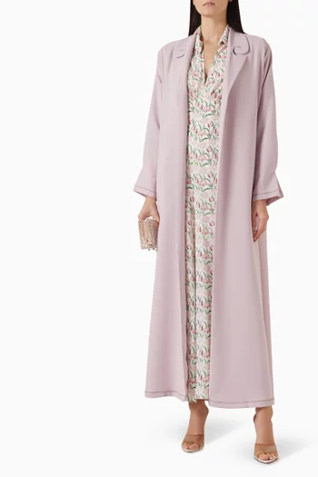 Zainah Circle Abaya in Polycrepe