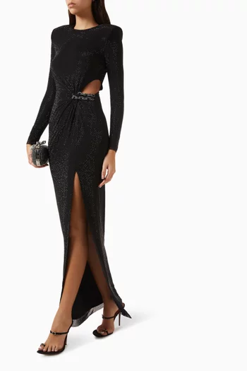 Rhinestone Maxi Dress