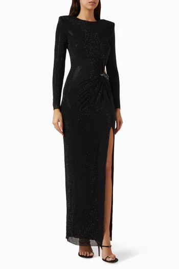 Rhinestone Maxi Dress