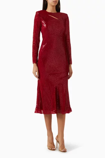 فستان فيل كوبيه حرير ولوركس