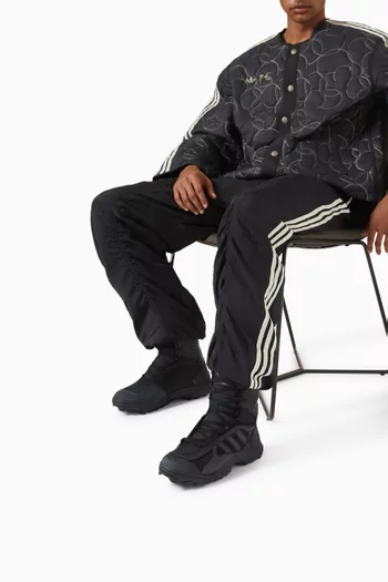 حذاء بوت GSG-9.7.E بتصميم أعلى الكاحل جلد وقماش