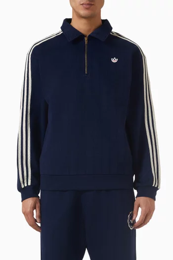 سويت شيرت كلوت بفتة رقبة مستديرة فرنش تيري