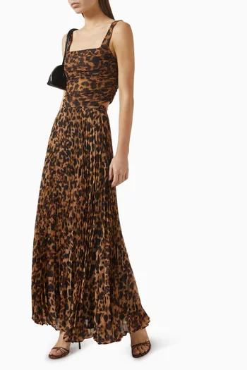 بلوزة راشا بلا أكمام بكشكش قماش شبكي