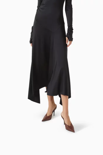 Anok 90 Mules in Python Leather