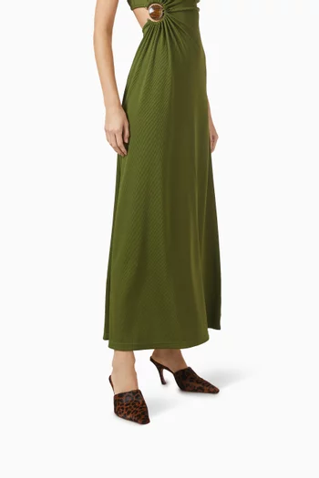 Jamie 80 Mules in Leopard-printed Pony Hair