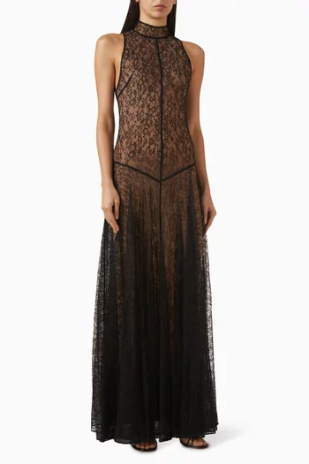 Foehn Maxi Dress in Lace