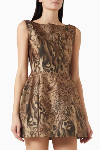 فستان بامبيرو قصير تويل