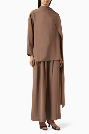Shawl Top & Pants Set