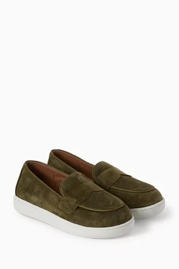 Kirk Penny Loafers in Suede